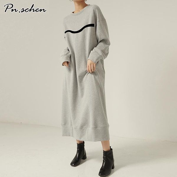 

women's hoodies & sweatshirts plus size 7xl 6xl 5xl 43xxl oversized long hoodie black gray vintage basic loose sleeve maxi sweatshirt w