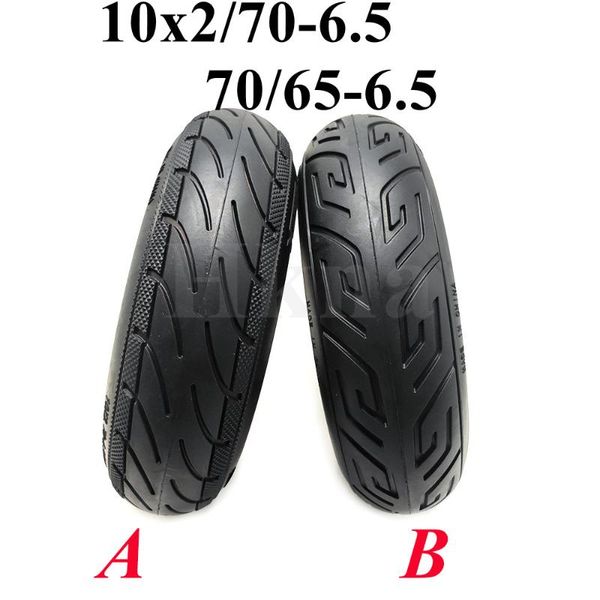 

motorcycle wheels & tires good quality 10x2.70-6.5 hollowed out solid tyre 70/65-6.5 absorbing tire for electric scooter accessories