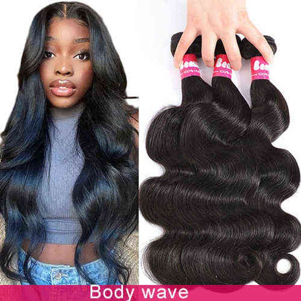 

mink body deep water wave unprocsed human extensions brazilian straight hair weave bundl2, Black