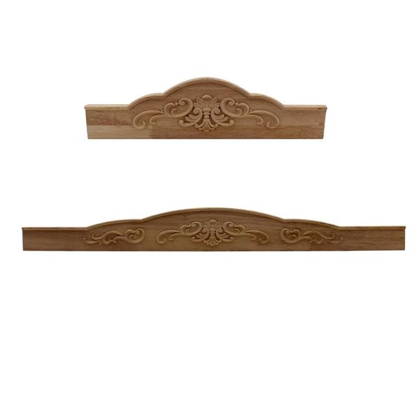 

decorative objects & figurines vzlx flower wood carving natural appliques for furniture cabinet unpainted wooden mouldings decal