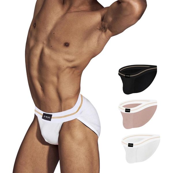 

underpants orlvs fashion underwear men briefs modal man gay slip hombre comfortable elastic belt cuecas masculinas or6109, Black;white