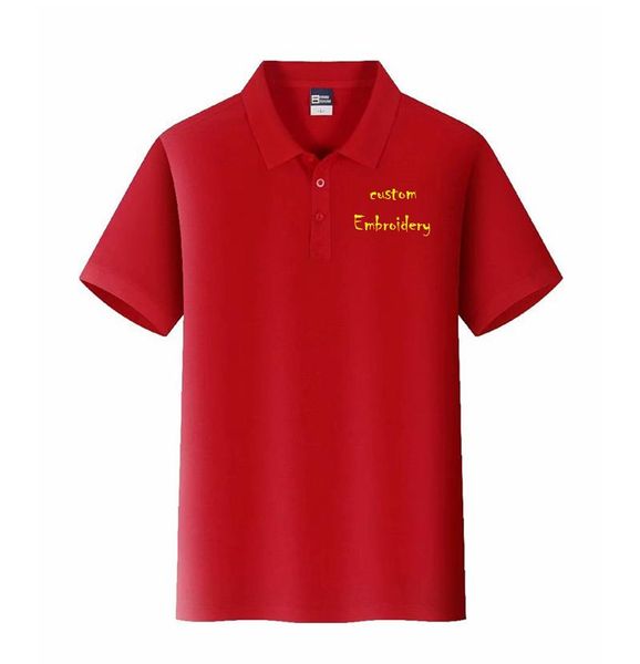 

personalised polo shirt short sleeve with embroidery any name text or logo custom shirts clothing polos, Black