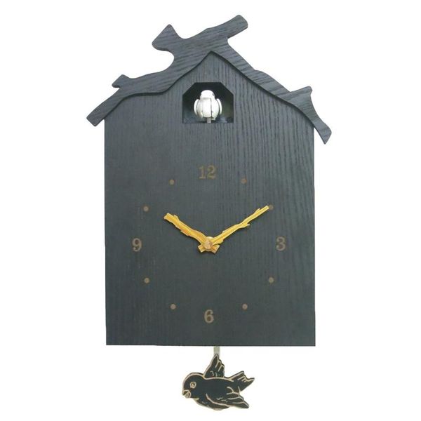 

antique wooden bird cuckoo clock time swing alarm watch modern home restaurant bedroom decoration wall clocks