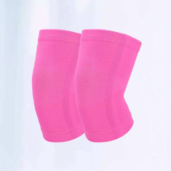 

pair sports knee support nylon cover elastic kneecap protective pad sleeves joint pads keel protector for climb elbow &, Black;gray