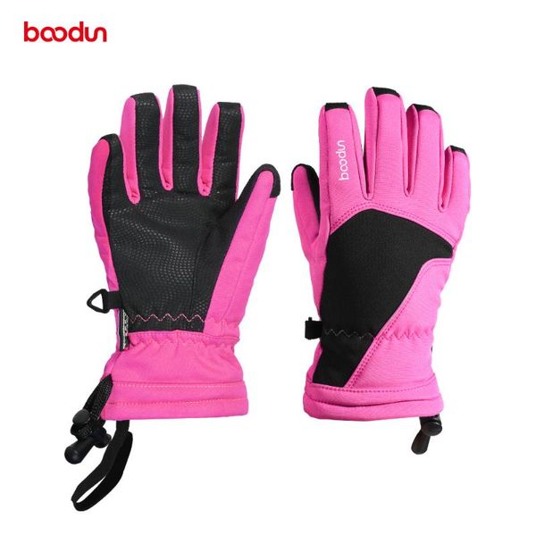 

ski gloves for children aged 6-12-waterproof, windproof and cold-resistant mittens in winter