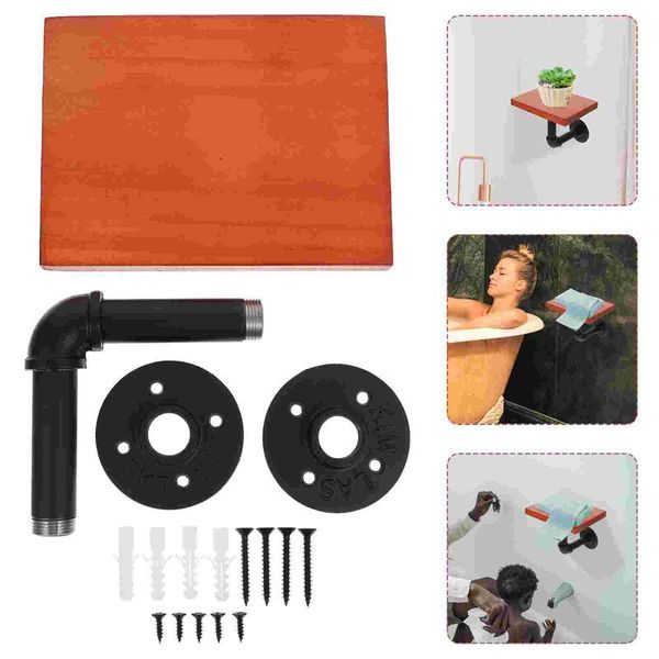 

hooks & rails 1pc wall-mounted storage rack creative holder home stand