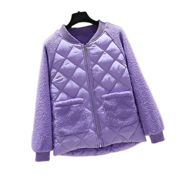 

women's down & parkas short coat loose winter guard against lambswool ladies clothes fashion small cotton jacket female student outerwe, Black