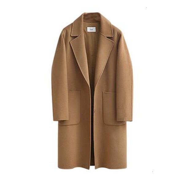 

women's jackets autumn and winter bulk warm woolen solid style long female wool coat h ecnn, Black;brown
