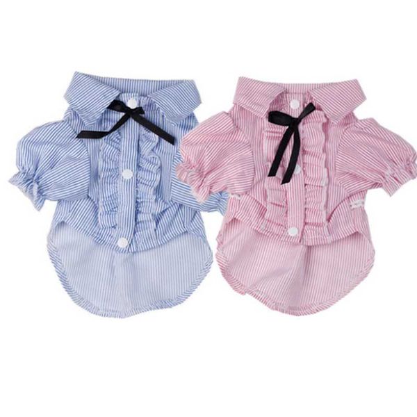 

dog apparel pet clothes cat spring and summer shirt