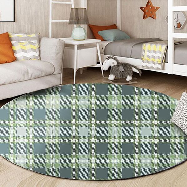 

carpets simple lattice living room rugs modern home bedroom round carpet geometry soft lounge center table floor mat girls decor