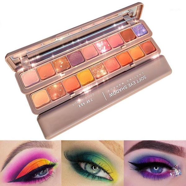 

nine-color fingertip keyboard eye shadow palette pearly cosmetics matte waterproof g4k61