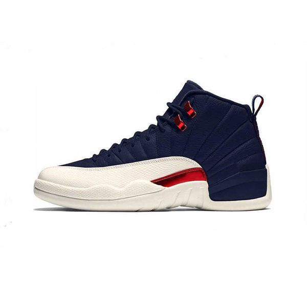 

fiba 12 12s mens basketball shoes punch gym red college navy wings black cny bulls university blue men sport sneakers size 7-13drb8