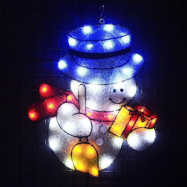 

snowman xmas lights christmas outdoor decoration holiday home fancy navidad tree light led strings