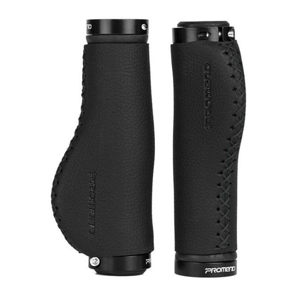

bike handlebars &components promend 2 pcs handlebar grips, ergonomic design non-slip microfiber leather bicycle grip