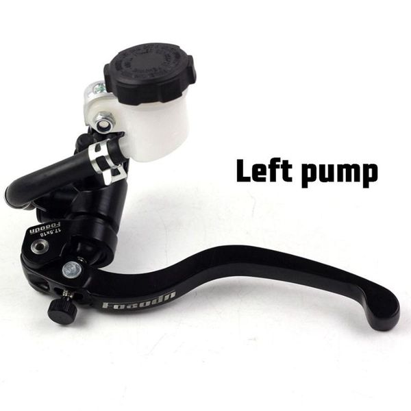 

motorcycle brakes left 17.5mm brake clutch pump lever radial master cylinder cnc aluminum 7/8" 22mm handle mounting