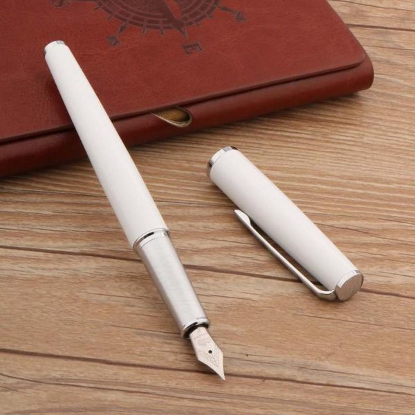 

fountain pens luxury jinhao 95 pen metal classic white stationery office supplies ink