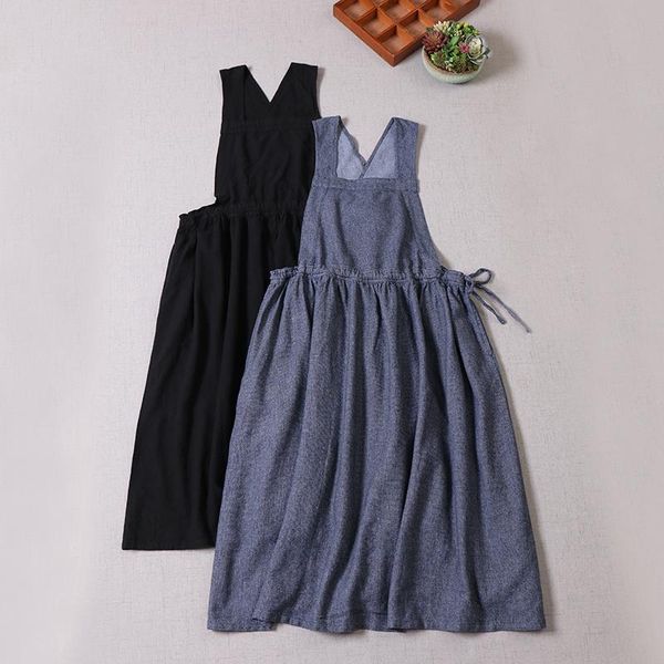

casual dresses 2021 autumn solid sleeveless dress women, Black;gray