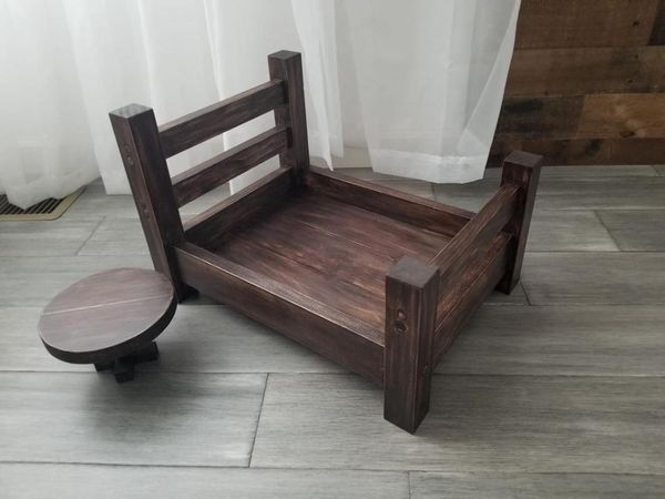 

32cm born baby po props accessories bed girl boy pography studio crib for shoot posing cribs