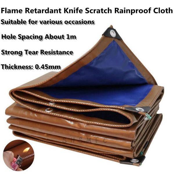 

shade 0.45mm flame retardant knife scratch rainproof cloth balcony garden linoleum plant shed pet house canvas widely used