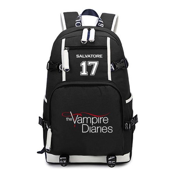

backpack the vampire diaries teens boys girls men women bags fashion casual practicality shoulders