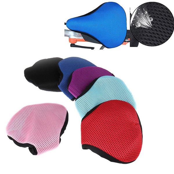 

bike saddles bicycle saddle 3d soft seat cover cycling silicone cushion for accessories drop