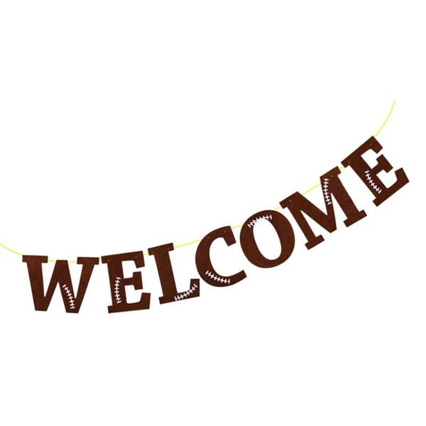 

party decoration welcome letter flag creative garland decorative banner for birthday easter