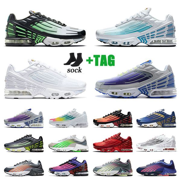 

2021 tns tn plus 3 tuned 2 running shoes men women deep royal z gold trainers graphy sports sneakers pack rainbow ghost green neon aqua volt