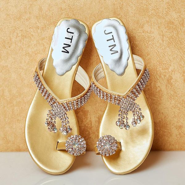 

slippers 2021 women's sandals high heels handmade rhinestones summer women shoes colorful sapato 4784, Black