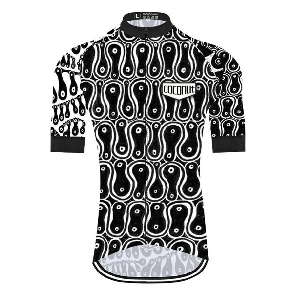 

racing jackets summer breathable cycling jersey men's team bicycle bike shirt sportswear short sleeve silicone non-slip comfortable, Black;red