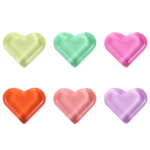 

fridge magnets 15pcs decor magnet stickers heart shaped decals (random color)