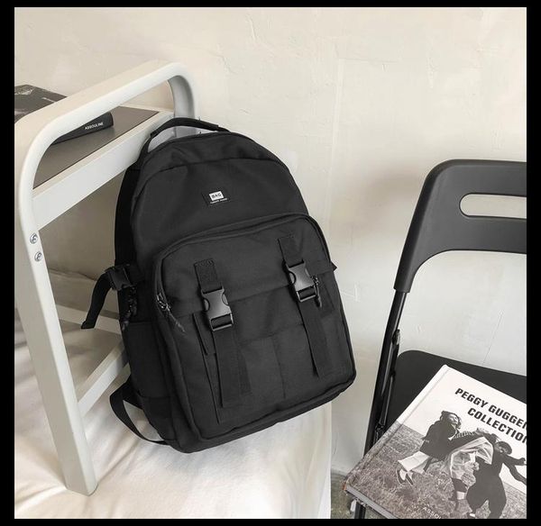 

campus mori men and women canvas korean high school student backpack simple boys