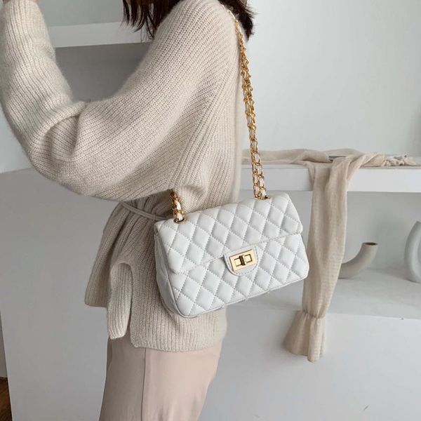 

evening bags pu leather shoulder bag for women 2021 simple luxury solid color crossbody ladie design fashion handbag and purses