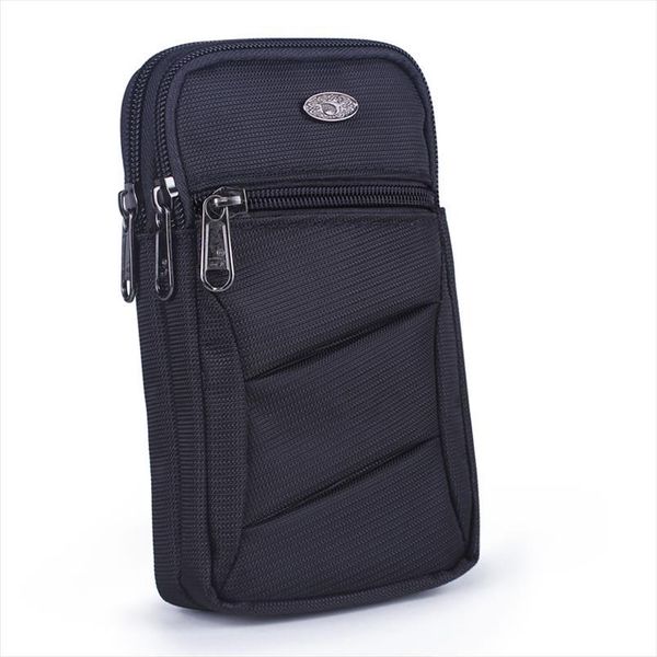 

nylon cell mobile phone case cigarette bag fanny belt waist pack hook fashion light male small shoulder