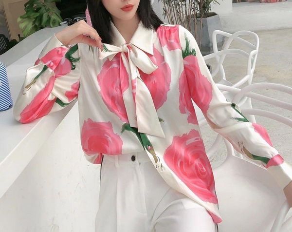 

fashion women's blouses & shirts 2021 runway luxury european design party style clothing, White