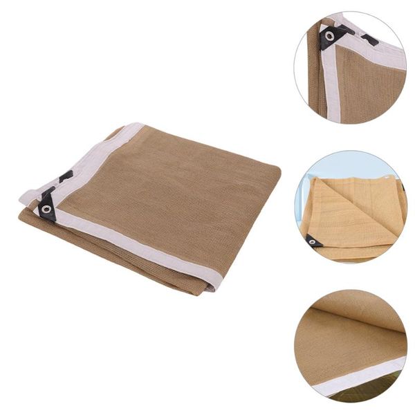 

shade 1pc sunshade net outdoor sun block for garden yard (beige)