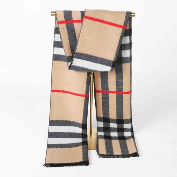 

2021 direct sale scarf men's wool autumn winter korean busins warm, Blue;gray