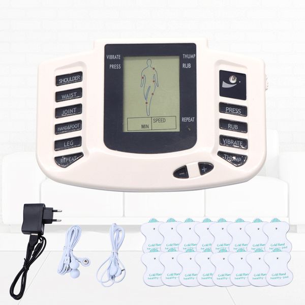 

jr309 electric massager stimulator full body relax muscle therapy massage pulse tens acupunctur health care electric machine
