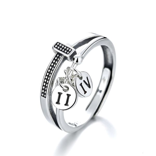 

saturn chain s925 pure silver ring with korean east gate jycd4101863, Golden