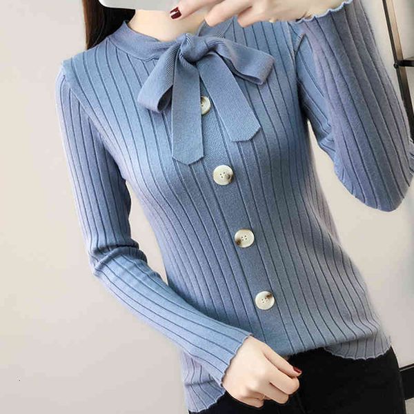 

women's sweaters shintimes autumn winter knitted women sweater lace up bow slim woman pullover long sleeve womens clothing 5nn5, White;black