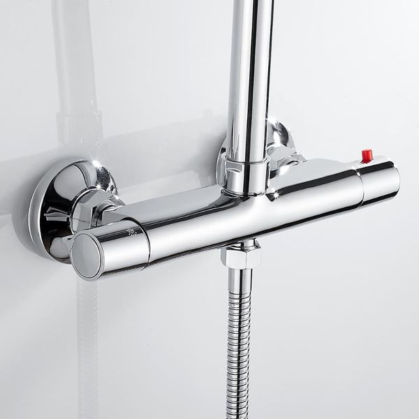 

bathroom shower sets thermostatic mixer tap faucets set and cold mixing valve bathtub faucet