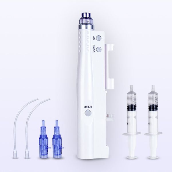 

taibo meso injector mesotherapy gun mesogun water light electric microneedle skin rejuvenation injection equipment price 2021, Black;white