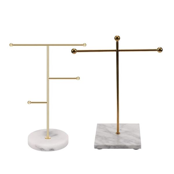 

jewelry pouches, bags 2 pcs simple decorative necklace stand display stand, 10 x 26 18.5cm & 23 19cm, Pink;blue