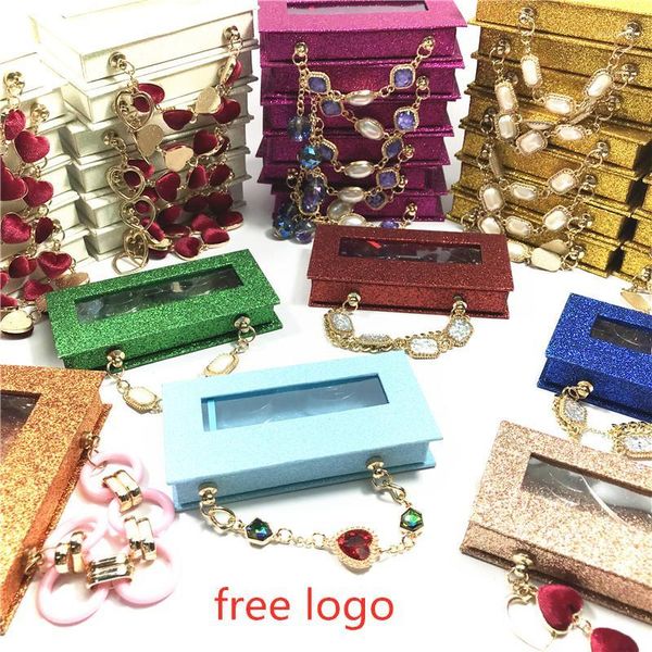 

wholesale false eyelash packaging box lash boxes custom logo faux cils mink eyelashes jewellery magnetic square case1