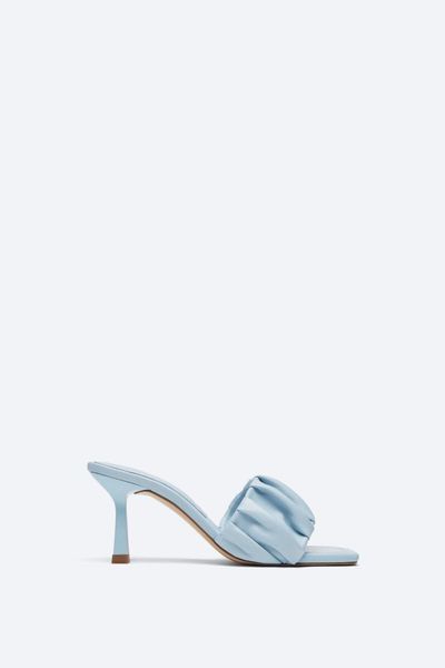 

sandals shirred banded, Black