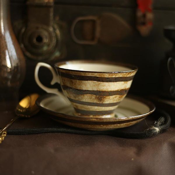 

cups & saucers nordic modern art coffee cup saucer set ceramic minimalist creativity home mug vintage caneca mugs bc50bd