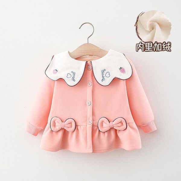 

jackets (4 pieces/lot) 2021 arrival girl's fall outwear 092704, Blue;gray