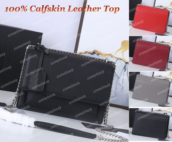 

designer caviar calfskin leather chain shoulder bags women's handbags with straps crossbody bag more colors genuine leathers hanbdbags