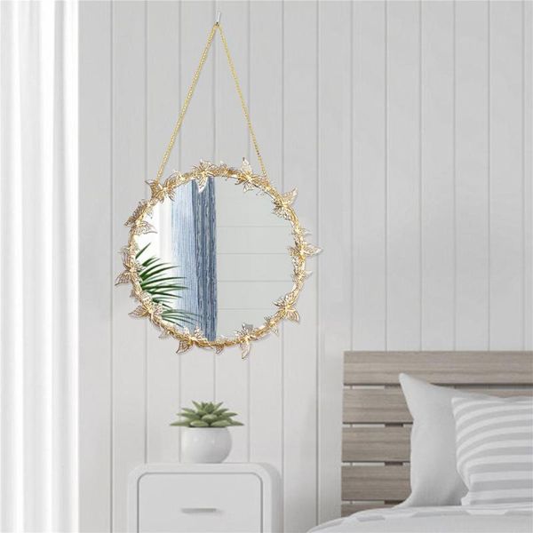 

mirrors wall mirror golden butterfly frame hanging for home ornament wedding birthday party decoration