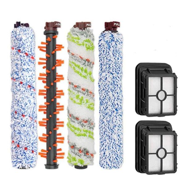 

vacuum cleaners 1868 roller brush & 1866 hepa filter for bissell crosswave 1785 series 17132 robot cleaner spare parts 1608683
