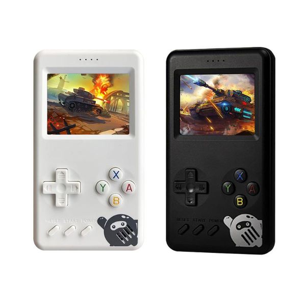 

portable game players powkiddy v6 commemorative edition handheld console with mobile power 10000ma polymer battery core built-in 500 8-bit g